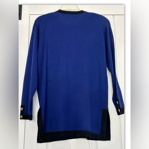 🎅🏻 VINTAGE JOAN LESLIE DESIGN TUNIC SWEATER HONG KONG MEDIUM GREAT WITH LEGGINGS - Picture 3 of 7